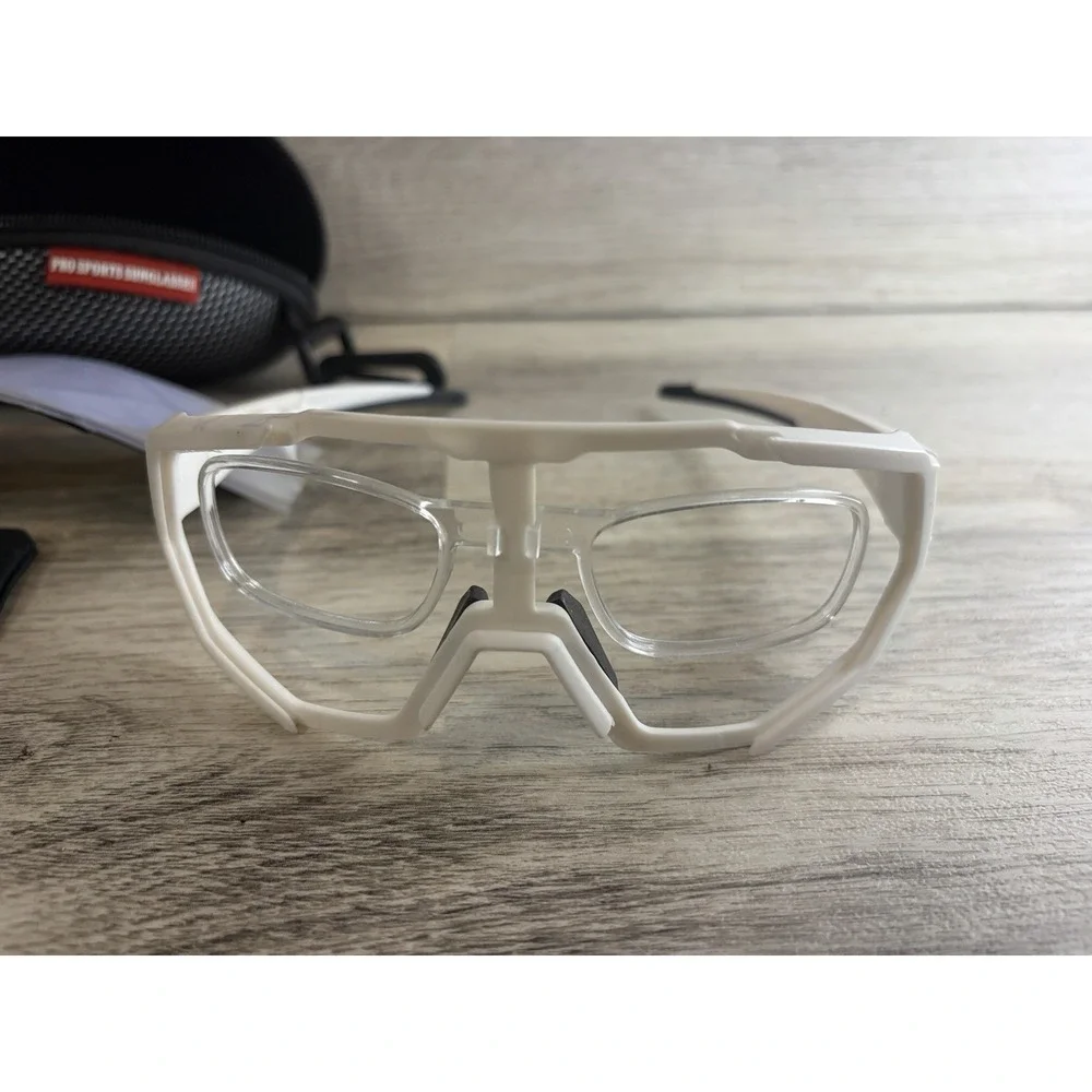 Queshark Cycling Glasses Sports Sunglasses for Men Interchangeable